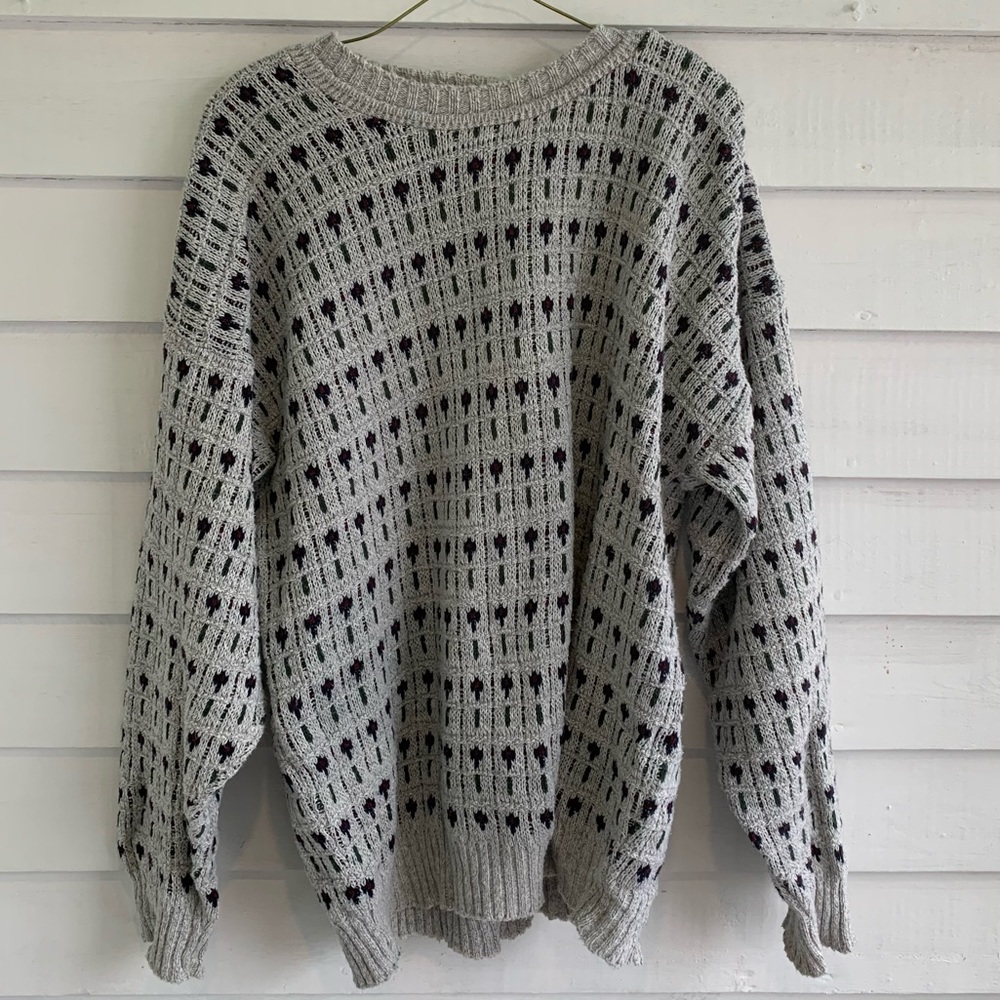 Thick and Heavy Knit Golf / Grandpa Sweater